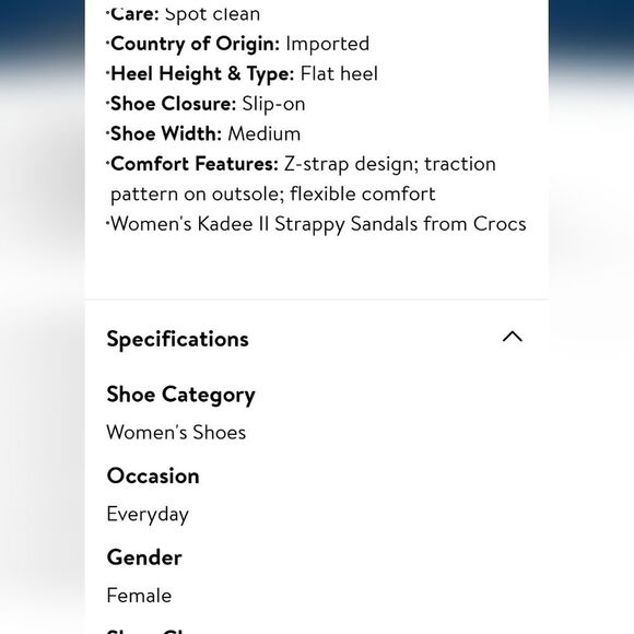 Crocs Kadee 2 Strappy Sandal- Petal Pink - Picture 7 of 11